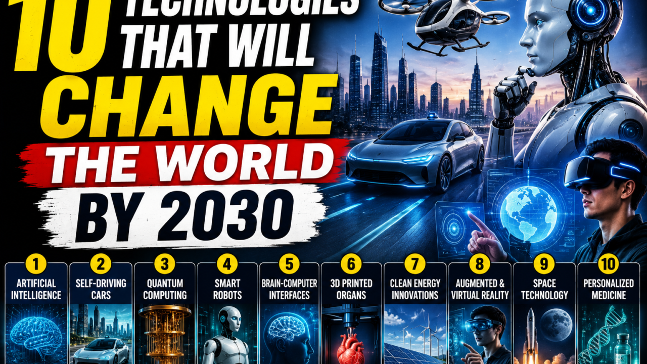 10 Technologies That Will Change the World by 2030: Real Shifts You Will Feel in Everyday Life